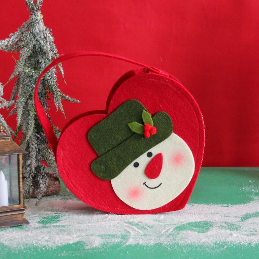 クリスマス サンタクロース ハンドパペット ファスナー付き